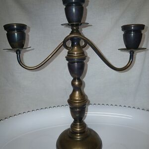 Vintage Rare Stunning .950 Silver Candelabra by MIYATA